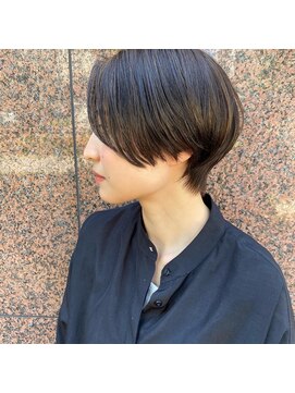 ニューヨークニューヨーク テラッソ姫路店(NYNY) 大人可愛いひし形ハンサムショートボブ前下がり
