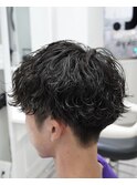 簡単にスタイリングができる波巻きパーマ
