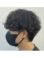 ササ(33) プチウルフ波巻きツイストスパイラルパーマ
