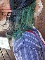 ジョルフ サロン オリジナル(JOLF salon original)&nbsp;インナーグリーン×ブルーブラック