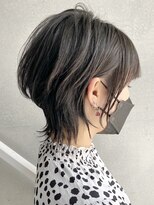 トト 船橋店(toto.)&nbsp;黒髪/グレーベージュ/レイヤーロング/前髪パーマ[西船橋/津田沼]