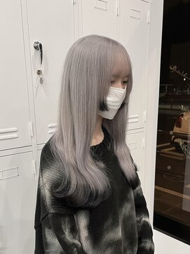 ノートエートル 西金沢(Nought etre) 狼カラー10代20代ホワイトカラートリプルカラーケアブリーチ