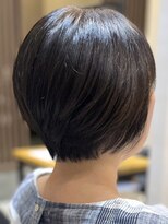アトリエコア(Atelier Coa) ショートカットショートボブハンサムショートグレージュカラー