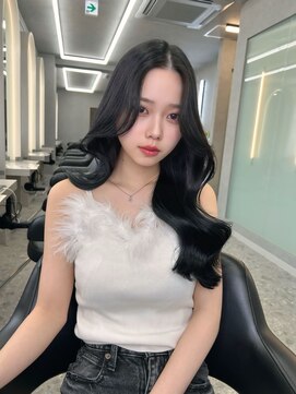 ボタン ハカタ(VOTAN hakata) 【柿本真優】黒髪ロング/艶髪/流れる顔周り