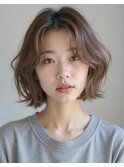 ★20代30代40代/小顔似合わせカットショートレイヤーボブ011