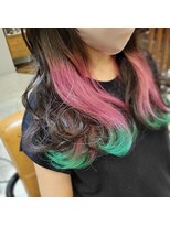 エイクス ヘア デザイン×美髪クリニック 千葉(AQs hair design)&nbsp;インナーカラー