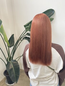 リムヘアーズボウグループ(Rim hairs BEAU group) 滋賀/守山/ロング/オレンジベージュ