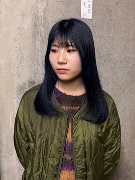 アジリ(agili) 艶髪/ブルーブラック/暗髪/髪質改善/ブラック/透明感カラー