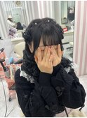 ガーリースタイル/心斎橋/ヘアメ/セットサロン
