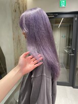 ソル 栄矢場町(SOL) ラベンダーカラーラベンダーグレーレイヤーカット