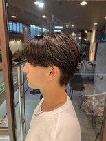 イエローコーン 金沢文庫店(YELLOW CORN) センターパート/ニュアンスパーマ/マッシュ/韓国ヘア