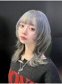 ブルーシルバーミディアムウルフ