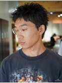 ベリーショートパーマメンズ