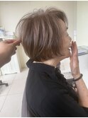【50代・60代限定】まとまり艶ショートボブ/髪質改善/しらさん