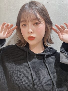 セイドット フクオカ(Say.FUKUOKA) 【レディース・大名】くびれボブ×インナーカラー×シースルー