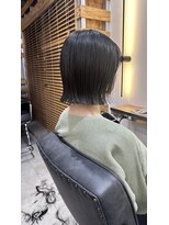 イオエ 梅田(ioe)&nbsp;ダブルカラー/大人ボブ/黒髪スタイル/髪質改善/縮毛矯正