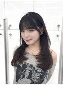 くびれレイヤー/顔まわりカット/くびれ巻き/レイヤーカット