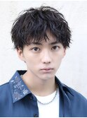無造作ツヤ感ミニマッシュ