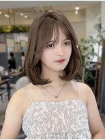 コート 表参道(Cote)&nbsp;美髪大人内巻きボブまとまるボブグレージュオリーブグレージュ