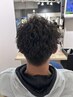 【池まり子限定】メンズカット＋パーマ｜￥１１５５０