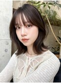 20代30代トレンドなレイヤーカットハッシュカットレイヤーボブ