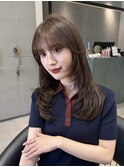 30代40代50代ダークパープルナチュラルショートブラウン