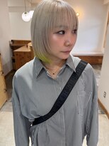 ジェニック 清水(-GENIC)&nbsp;【-GENIC】清水髪質改善ハイトーンボブ
