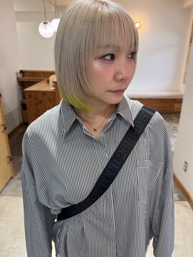ジェニック 清水(-GENIC) 【-GENIC】清水髪質改善ハイトーンボブ