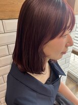 ミルコ 蕨店(milco)&nbsp;○ チェリーピンク×顔まわりカット