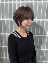 ゴカンムード(Gokan mood)&nbsp;髪質改善縮毛矯正ハイライトショートカット30代40代