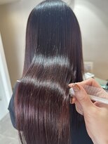 ヘアデザイン ディクト(hair design D.c.t) パサつきを抑えた艶髪ロング|髪質改善