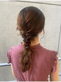 【谷】編みおろしアレンジ