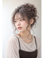 アーダーヘアサロン 武生店(ADER HAIR SALON)&nbsp;ふわふわ波巻きハーフアップくるみちゃんヘア