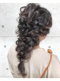 編みおろしアレンジ☆