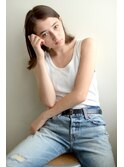 ストレートブラントボブ