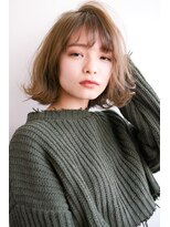 ガレージ バイ グリーン 原宿 表参道(Garage by green)&nbsp;【loki】外ハネくびれボブ