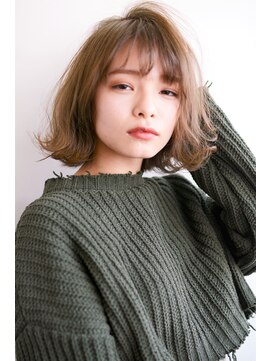 ガレージ バイ グリーン 原宿 表参道(Garage by green) 【loki】外ハネくびれボブ