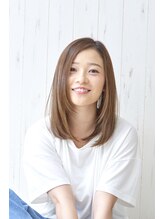 ノアパルフェ 銀座(noah parfait) 【noah parfait銀座】大人可愛い☆なちゅさらストレートロブ☆