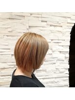 ヘアアンドスパ スロー(hair&spa slow)&nbsp;ダブルカラー☆明るめグレージュ