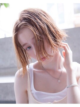 レニーバイエース(LANY by ACE) 【LANY 横浜】小顔ミディ×アプリコットベージュ