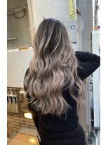 ラフ 難波店(LAFF)&nbsp;#黒髪#ボブルフ#ネビージュ#小顔#ワンレン