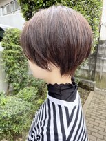 ニット 銀座(knit)&nbsp;《knit銀座》大人黒髪20代30代40代ハンサムショート丸み前下がり