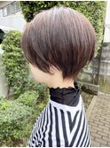 《knit銀座》大人黒髪20代30代40代ハンサムショート丸み前下がり