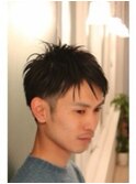 大人ツーブロック
