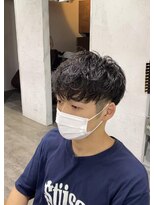 プライズ アイリス 池袋東口店(prize Iris) 前下がりマッシュ/ツーブロック/メンズ/¥6380