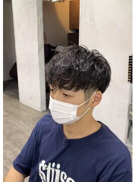 プライズ アイリス 池袋東口店(prize Iris) 前下がりマッシュ/ツーブロック/メンズ/¥6380