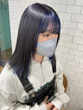 ループウエスト(LOOP WEST) シルバー×インナーブルー