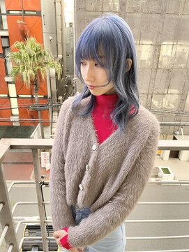 シィーム(cime) 冬のブルーシルバーカラー