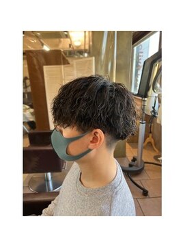 グラスバイネオリーブ 大倉山駅前店(grace by neolive) MEN'SHAIR/アップバング/ツーブロック/束感ショート/波巻き