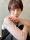 パプス ド コワフュール 甲南山手店(Pap's de coiffeur)の写真/≪カット＋艶々カラー＋トリートメント ≫思わず触りたくなるツヤツヤなショートヘアに。